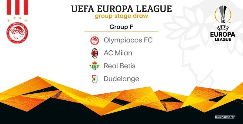 Το πρόγραμμα του Ολυμπιακού στο Europa League