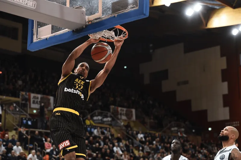 Ντιζόν - ΑΕΚ 80-90: Μεγάλη εμφάνιση στο δεύτερο ημίχρονο με air Hunter