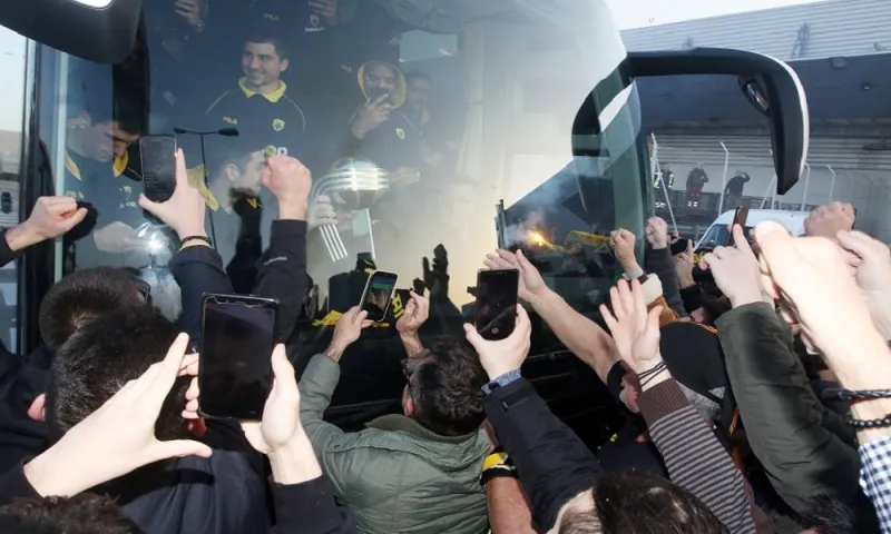 ΑΕΚ: Αποθέωση για τους Παγκόσμιους! (pics)