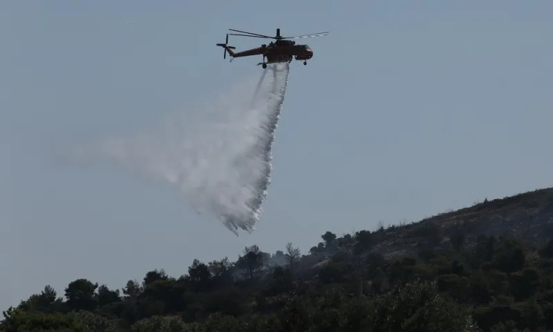 Φωτιά στα Κουτσούρια Ναυπλίου το μεσημέρι του Σαββάτου (vid)