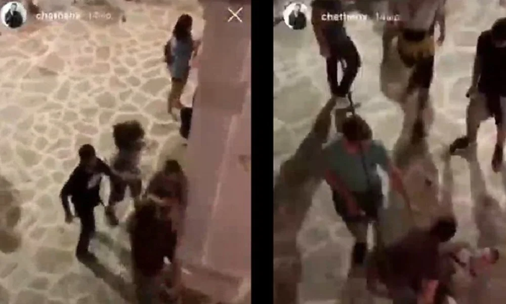 Ο γιος του Τομ Χανκς κατέγραψε άγριο ξυλοδαρμό στην Αντίπαρο (vid)