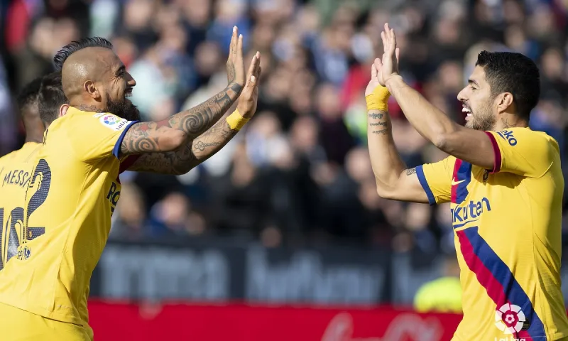 La Liga: Γλίτωσε το «κάζο» η Μπαρτσελόνα κόντρα στη Λεγάνες (vid)
