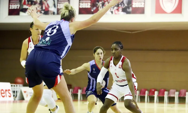 Ολυμπιακός – Ελευθερία Μοσχάτου 75-62: 7Χ7 οι «ερυθρόλευκες» (vid)