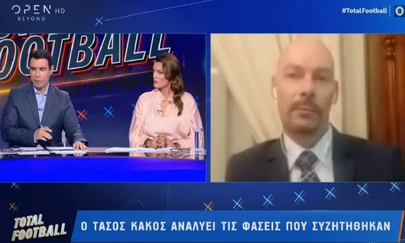 Τάσος Κάκος: «Ο Κλάτενμπεργκ υποτιμά τη νοημοσύνη των Ελλήνων - Δεν θα μείνει τίποτα όρθιο»