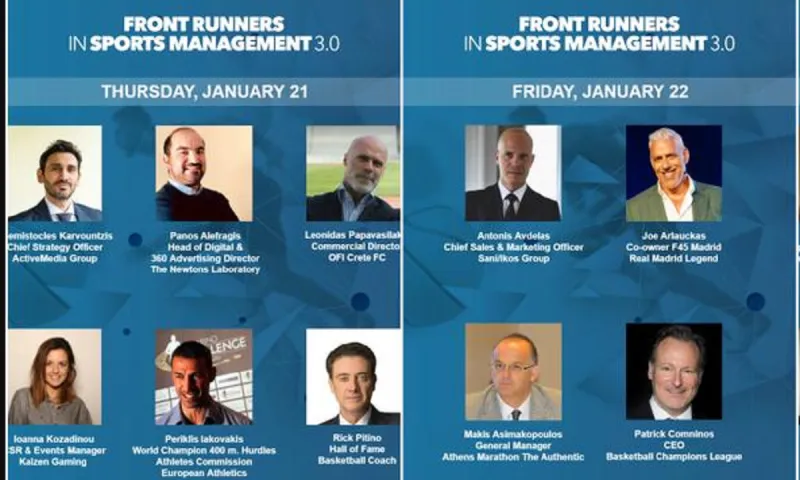 Σπουδαία ονόματα του αθλητισμού στο «Front Runners 3.0»