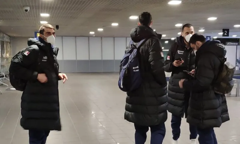 Εθνική ομάδα: Έφτασε στη Ρίγα (pics)
