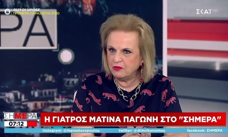 Το παραδέχθηκε η Παγώνη στον ΣΚΑΪ: «Διασπορά του ιού από εμβολιασμένους, στα κέντρα διασκέδασης»!