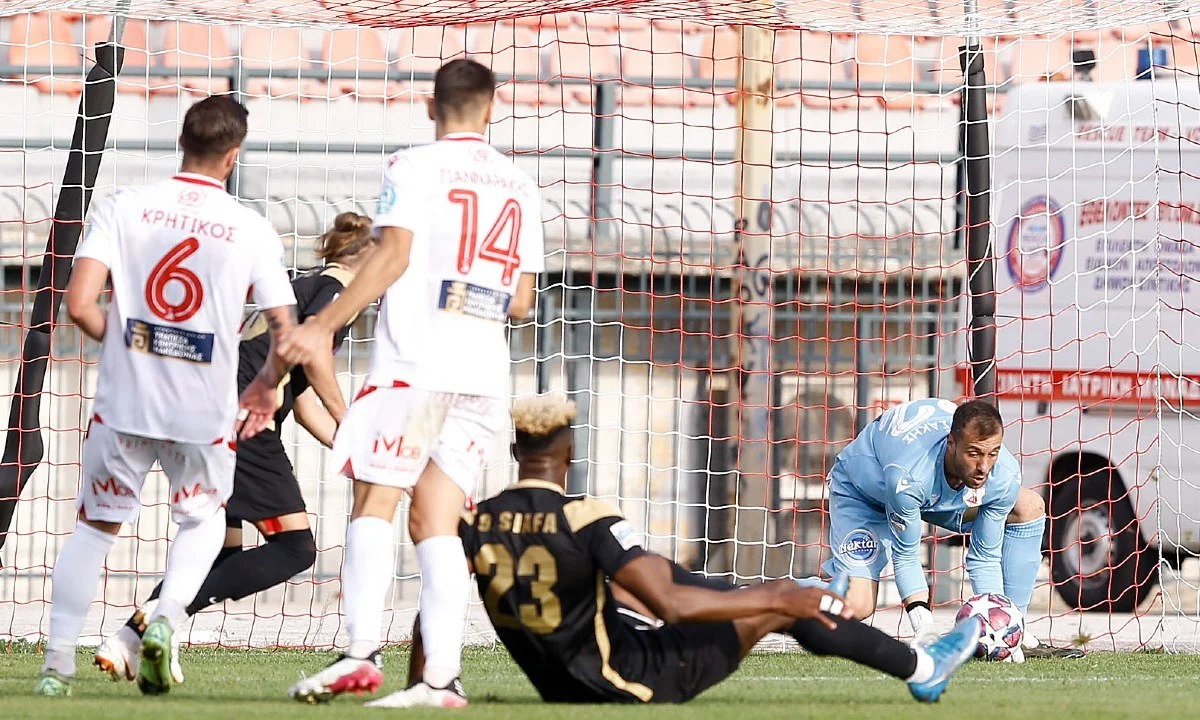 Super League 2: Πανσερραϊκός - Ολυμπιακός Βόλου 2-2