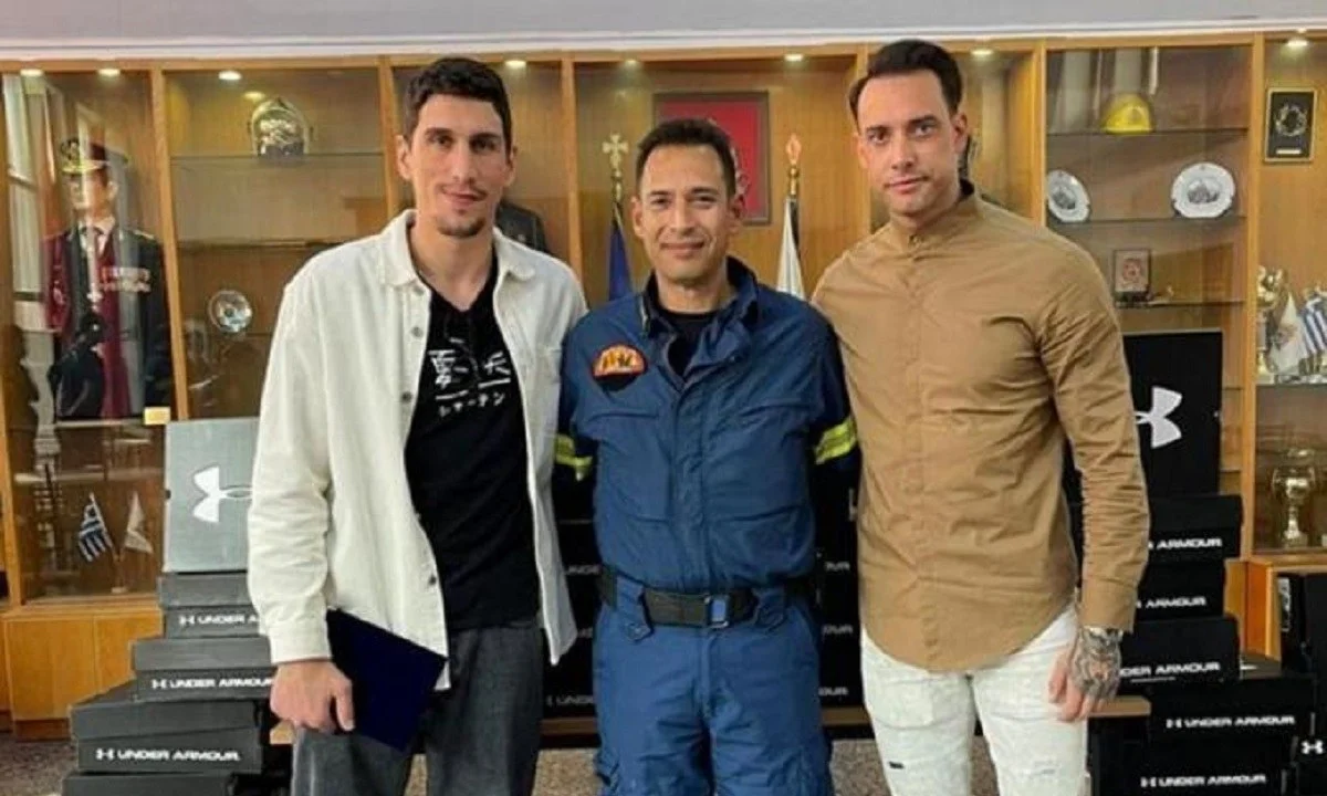 Σε μια εξαιρετική κίνηση προχώρησε ο Γιαννούλης  Λαρεντζάκης ανοίγοντας έτσι το δρόμο σε άλλους αθλητές προκειμένου να έχουν κοινωνική προσφορά.