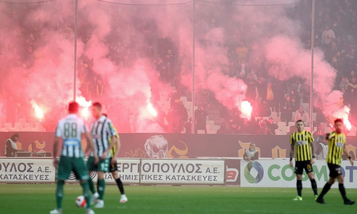 Στιγμιότυπο από το ΑΕΚ - Παναθηναϊκός