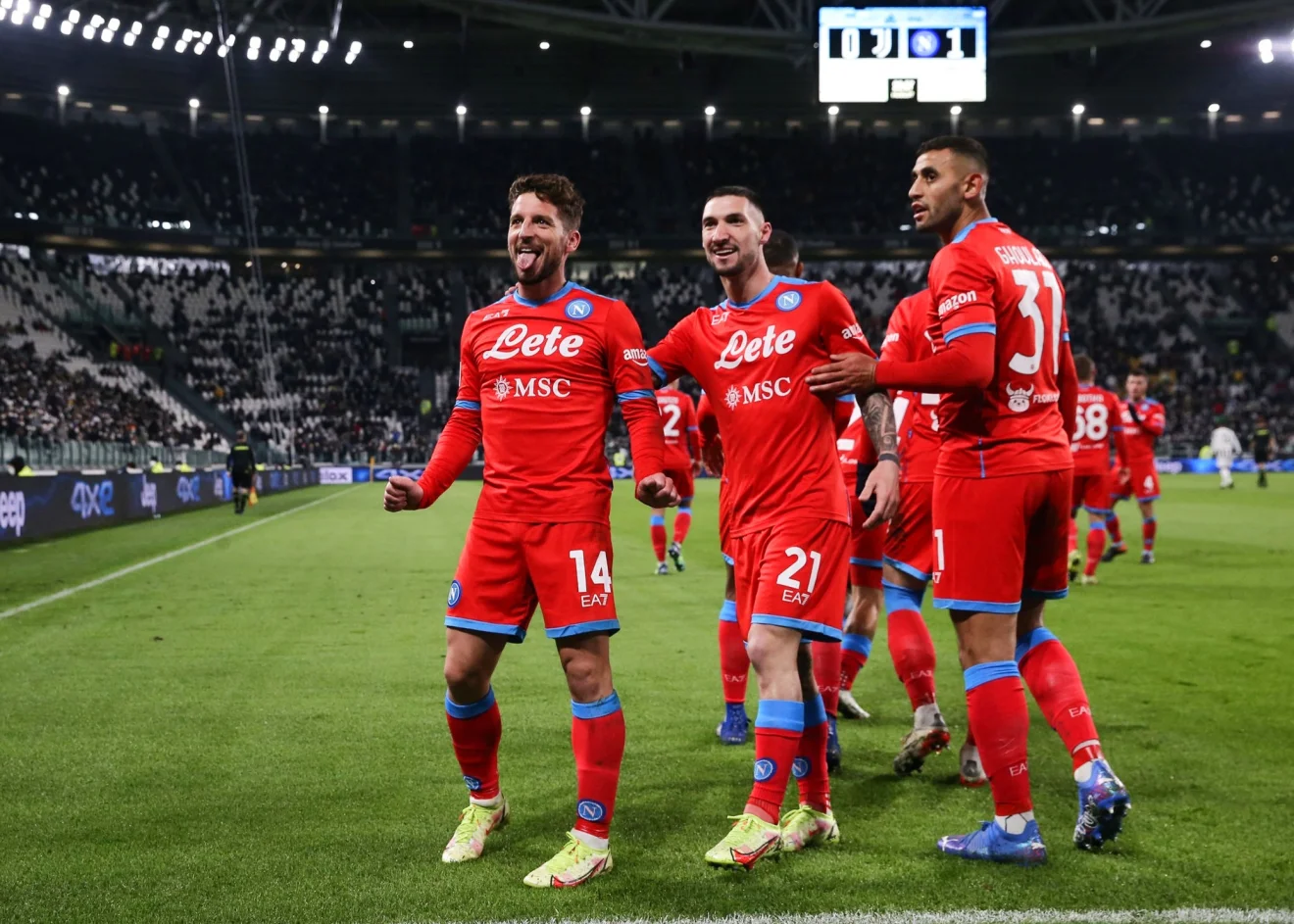 Serie A: Ο Μέρτενς άνοιξε το σκορ και ο Κιέζα ισοφάρισε