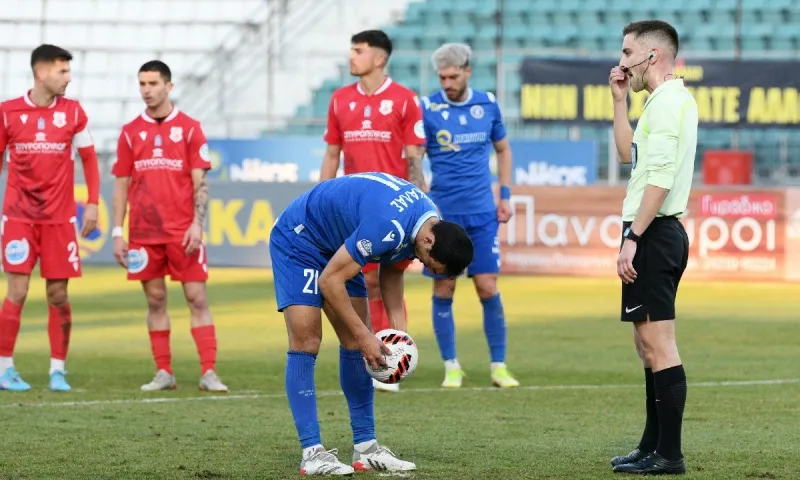Νίκη Βόλου - Πανσερραϊκός 1-0: Tρίποντο με πέναλτι «φάντασμα»!