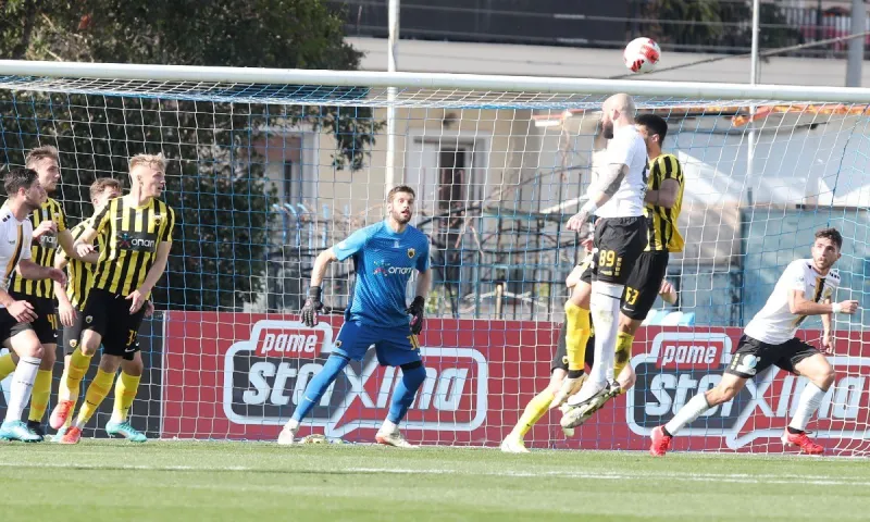 ΑΕΚ Β' - Εργοτέλης 1-1: Ισοπαλία και στο «Ελ Πάσο» - Βαθμολογία (highlights)