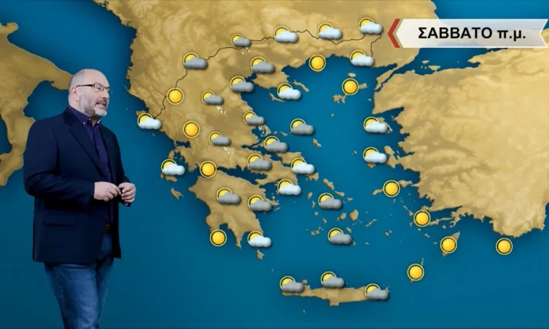 Αρναούτογλου καιρός: Συνεχίζεται το κρύο - Τοπικές βροχοπτώσεις για το Σάββατο (19/3)