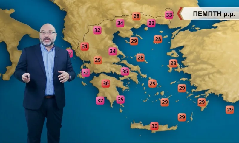 Αρναούτογλου καιρός: Ανεβαίνει η θερμοκρασία - Που θα υπάρξουν μπόρες την Πέμπτη (26/5)