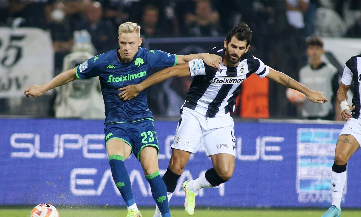 ΠΑΟΚ - Παναθηναϊκός 1-0 (1ο ημ.)
