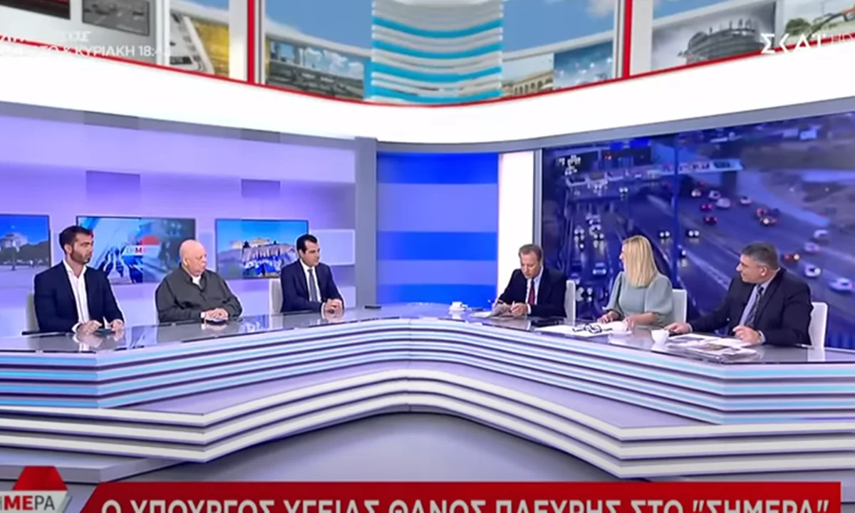 Δημοσιογράφοι του ΣΚΑΪ μαζί με τον Θ.Πλεύρη έκαναν ό,τι μπορούσαν για να εμπαίξουν τους υγειονομικούς και να τους εμφανίσουν ως «ψεκασμένους».