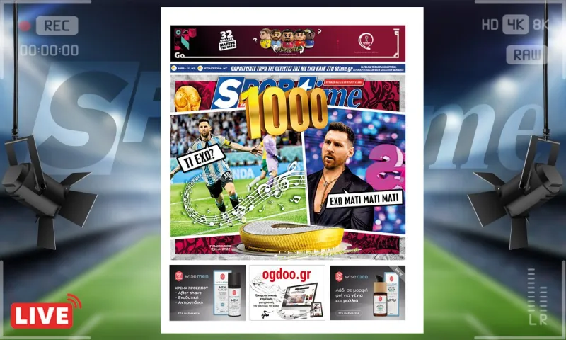 e-Sportime (4/12): Κατέβασε την ηλεκτρονική εφημερίδα - Μια εικόνα, χίλιοι Μέσι