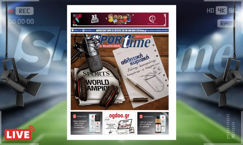 e-Sportime (14/12): Κατέβασε την ηλεκτρονική εφημερίδα - Η φωνή που θα μείνει αθάνατη στους αιώνες