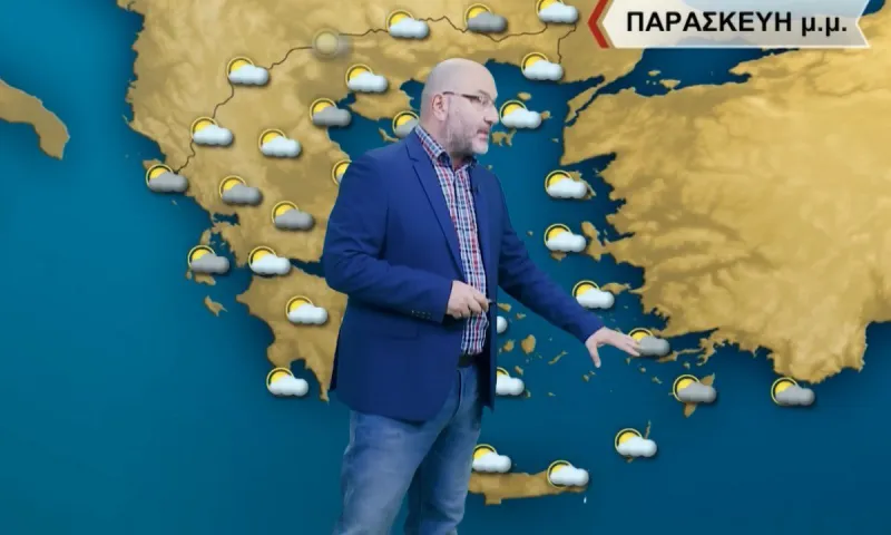 Καιρός: Χωρίς φαινόμενα η Παρασκευή σύμφωνα με τον Αρναούτογλου - Πόσο θα φτάσει η θερμοκρασία