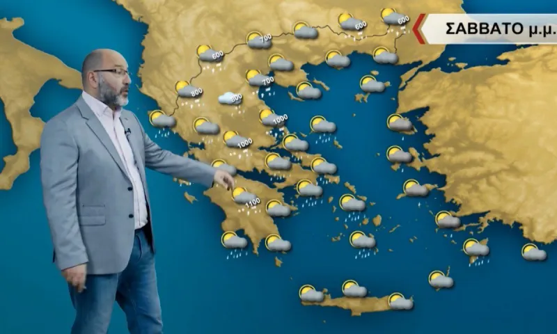 Καιρός: Ο Αρναούτογλου αναλύει την αλλαγή του καιρού το Σάββατο - Καταιγίδες και βοριάδες πριν τα χιόνια