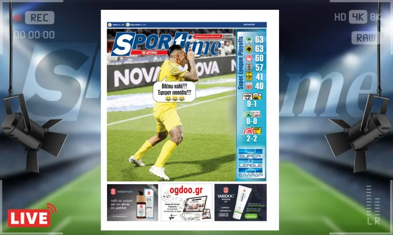 e-Sportime (3/4): Κατέβασε την ηλεκτρονική εφημερίδα – Μια χαρά βλέπεις, Σέρχιο