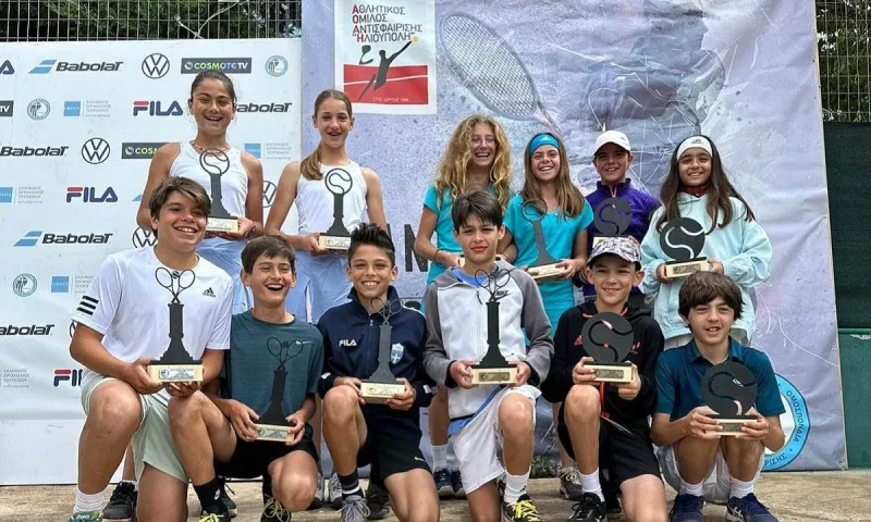 Τένις: Πανελλήνιο Πρωτάθλημα U12 - «Double» Παγώνης και Βολονάκη