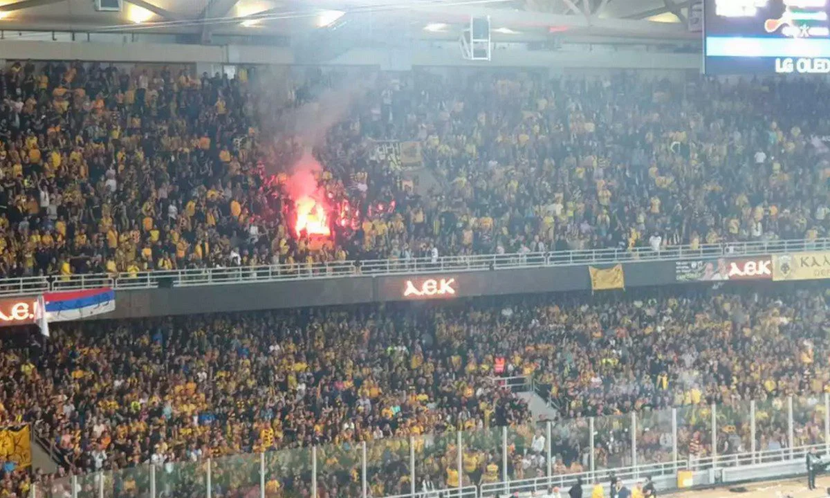 ΑΕΚ: Αυτός που έριξε τη φωτοβολίδα βρέθηκε και δε θα ξαναμπεί στο γήπεδο