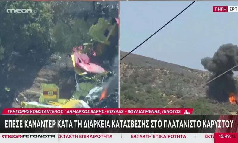 Canadair: Οριακή προσπάθεια- Χαμηλό το ύψος – Δεν ήταν τελευταίας γενιάς το αεροσκάφος