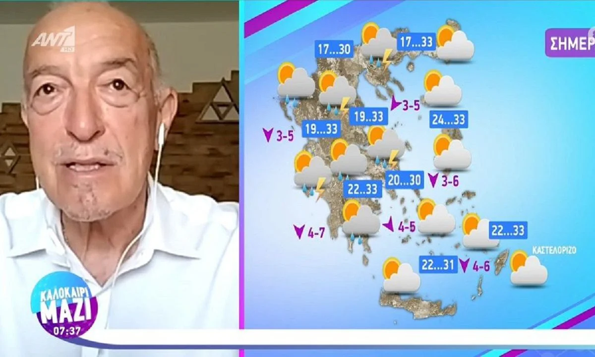 Αλλάζει ο καιρός την Τετάρτη, καθώς δεν θα έχουμε πλέον βροχές αλλά θα είναι αίθριος! - Η πρόγνωση που δίνει μετεωρολόγος Τάσος Αρνιακός.