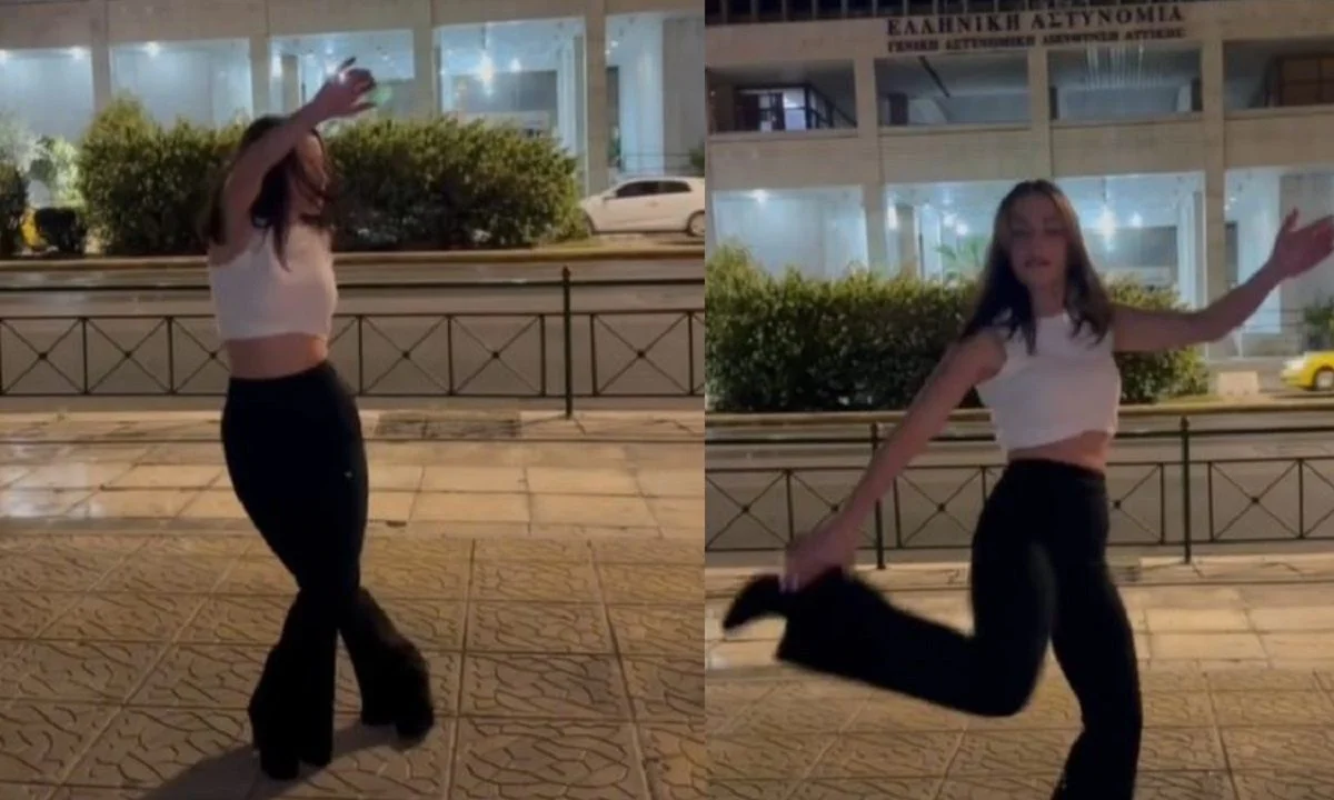Viral έγινε χορογράφος που βρέθηκε έξω από τη ΓΑΔΑ και χόρεψε ζεϊμπέκικο για να πει με αυτόν τον τρόπο «ευχαριστώ» στην Ελληνική Αστυνομία.