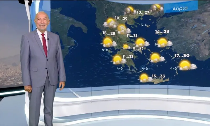 Καιρός: Φεύγει η σκόνη, μεγαλώνουν οι ζέστες, λέει ο Τάσος Αρνιακός - Πού θα έχουμε καταιγίδες