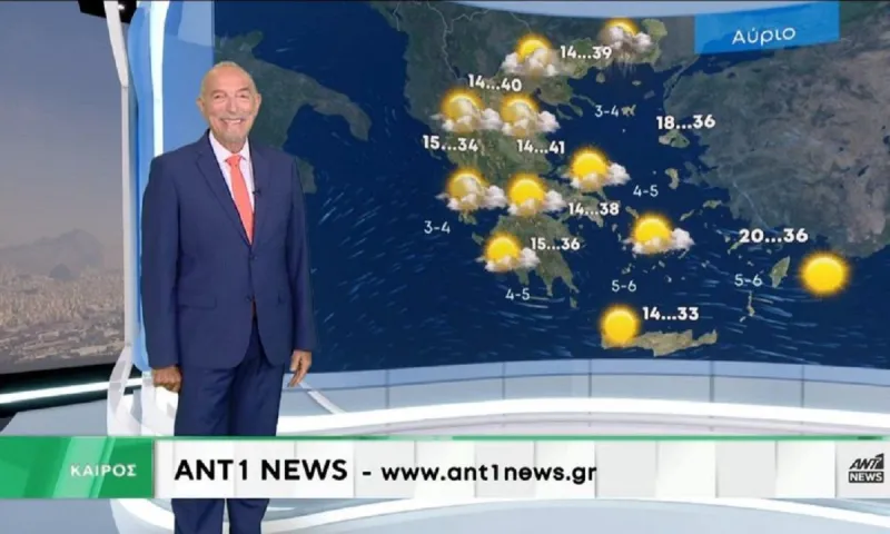 Την έριξε την «βόμβα» του για τον καιρό ο Τάσος Αρνιακός: «Ο καύσωνας ήρθε και θα μείνει!»