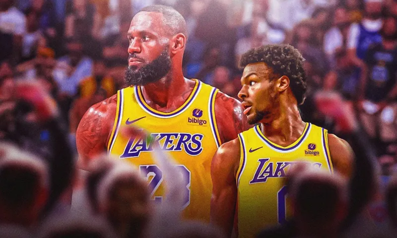 NBA: Μπρόνι και ΛεΜπρόν Τζέιμς επίσημα μαζί στους Λέικερς! (vid)