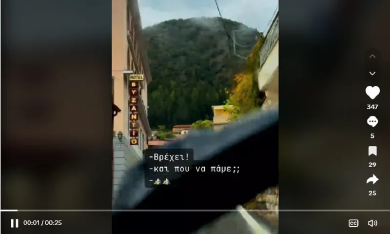 Το τέλειο μέρος να πας όταν βρέχει...