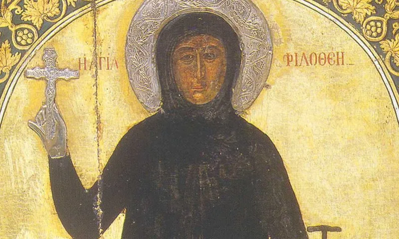 Όμορφη και πάμπλουτη, δεν έκανε τη χάρη των γονιών της να παντρευτεί δεύτερη φορά. Επέλεξε να γίνει μοναχή και σήμερα είναι Αγία