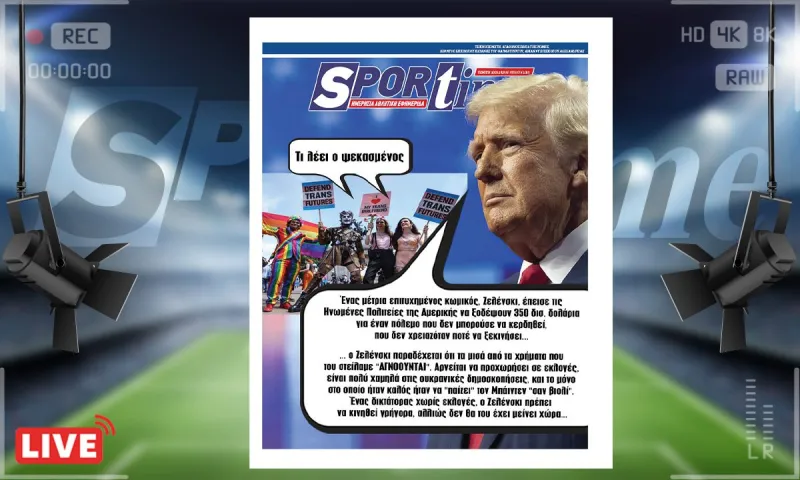 e-sportime (20/2): Ντόναλντ Τραμπ speaking – Κατεβάστε την εφημερίδα