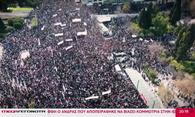 Τέμπη – Όλος ο κόσμος στους δρόμους ! 365 πόλεις, 57 θύματα, μία φωνή!