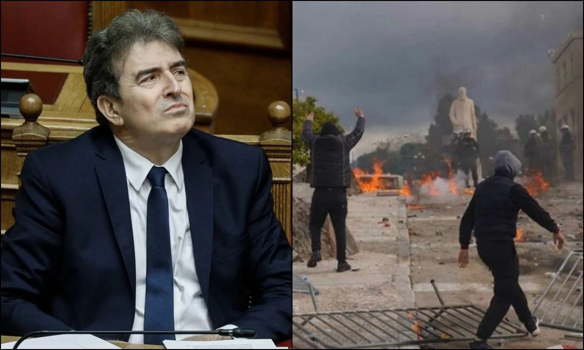 Οι εντεταλμένοι μπαχαλάκηδες έκαναν το έργο τους - Επί 20 λεπτά τα ΜΑΤ έβλεπαν κουκουλοφόρους να μαζεύουν πολεμοφόδια και δεν έκαναν τίποτα!