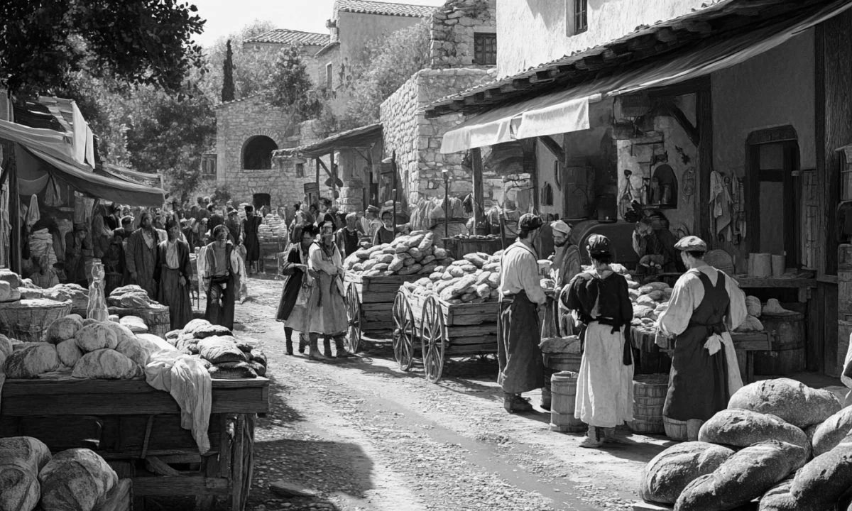 ψωμί πριν 200 χρόνια
