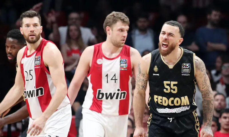 Ολυμπιακός- Μονακό 77-80: Ο Ολυμπιακός είναι σε κρίση, έχασε πολλές βολές και η Μονακό του Σπανούλη έκανε μεγάλο διπλό