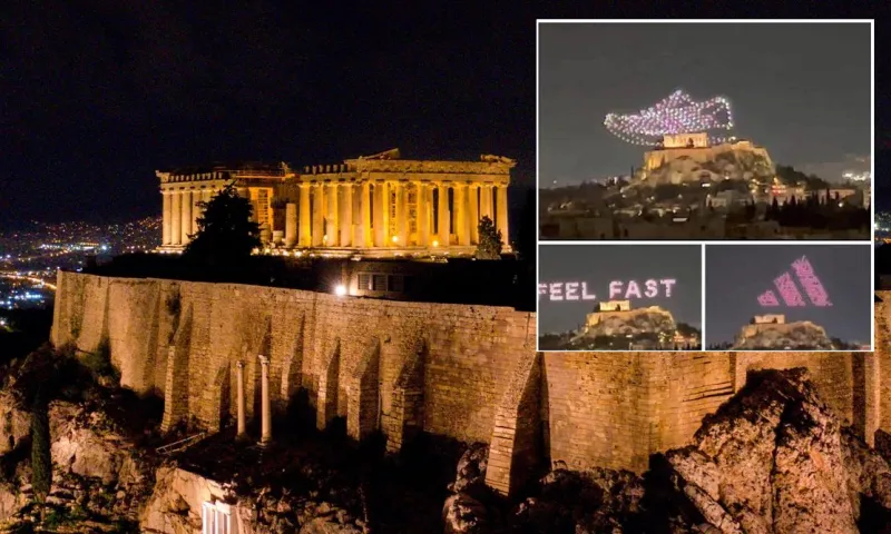 Ξεφτίλα: Η Ακρόπολη είχε αθλητικά παπούτσια για «σπόνσορα»! – Για «drone show» των 380 ευρώ γίναμε παγκοσμίως ρεζίλι και το ΥΠΠΟ δεν γνώριζε τίποτα!
