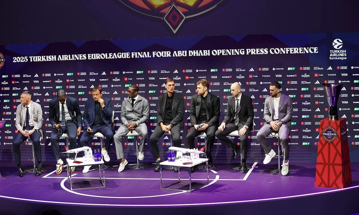 Euroleague final -4 Άμπου Ντάμπι: Σε Live streaming η συνέντευξη Τύπου των προπονητών και των παικτών των τεσσάρων ομάδων.