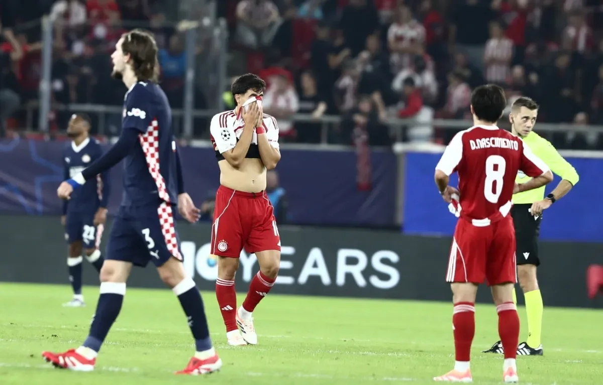 Η ισοπαλία του Ολυμπιακού (1-1) με την PSV πρόσφερε μόλις 200 βαθμούς στην Ελλάδα, η οποία διατηρήθηκε στην 11η θέση της UEFA