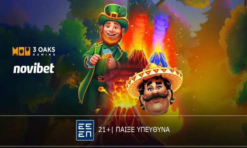 3 Oaks Gaming: Μοναδικά παιχνίδια, αποκλειστικά στη Novibet!