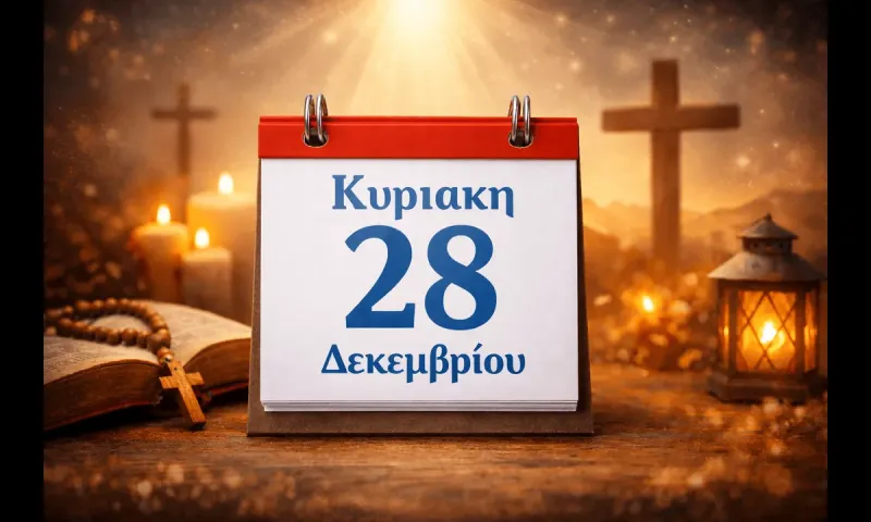 Κυριακή 28 Δεκεμβρίου: Ποιοι γιορτάζουν σήμερα