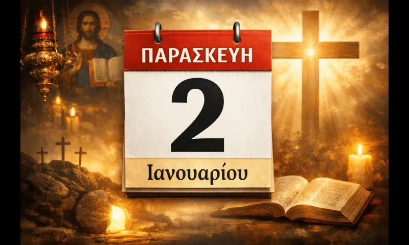 Παρασκευή 2 Ιανουαρίου: Ποιοι γιορτάζουν σήμερα