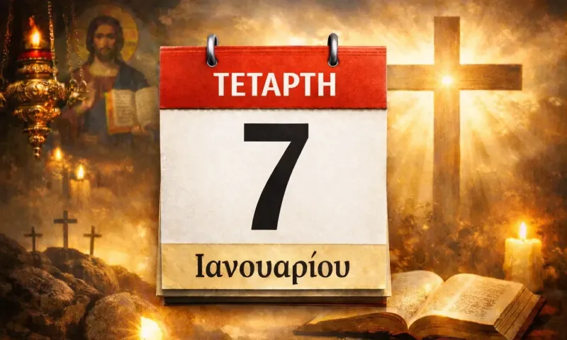Τετάρτη 7 Ιανουαρίου: Ποιοι γιορτάζουν σήμερα