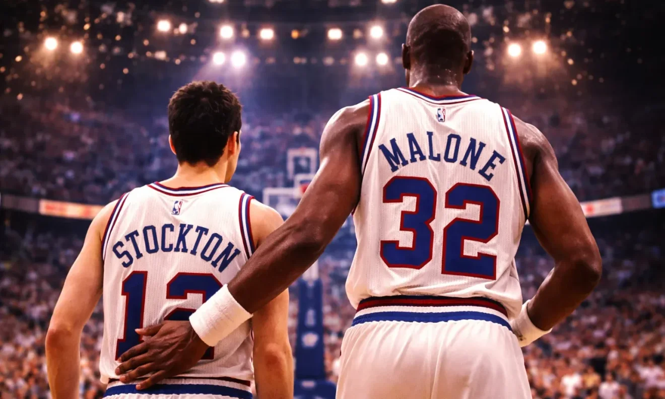 Στις 21 Φεβρουαρίου 1993 το All Star της Γιούτα ένωσε Στόκτον και Μαλόουν σε μια ιστορική κοινή κορυφή του ΝΒΑ.