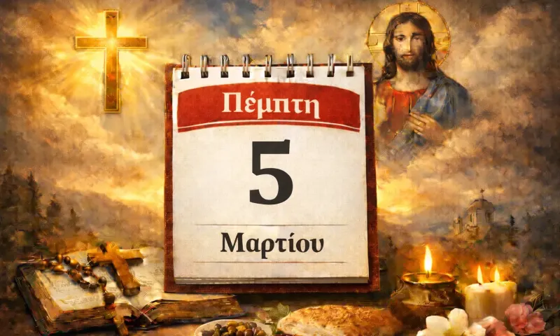 Πέμπτη 5 Μαρτίου: Ποιοι γιορτάζουν σήμερα